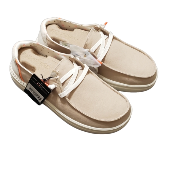 Hey Dude | Shoes | Hey Dude Wendy Rise Chambray Sandshell Shoes | Poshmark